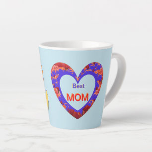 Hört zu. Text BEST MAMA Latte Tasse