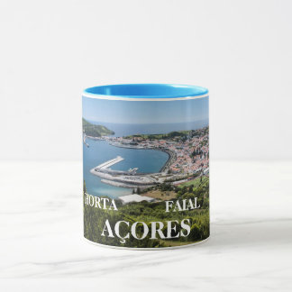 Horta Faial Panorama Tasse