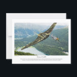 Horten Ho229 Postkarte<br><div class="desc">Horten Ho229
Ho 229 was a German prototype fighter/bomber designed by Reimar and Walter Horten to be built by Gothaer Waggonfabrik. Developed at a late stage of the Second World War,  it was one of the earliest flying wing aircraft to be powered by jet engines.</div>