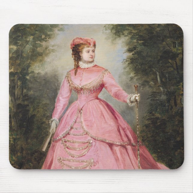 Hortense Schneider 1868 Mousepad (Vorne)