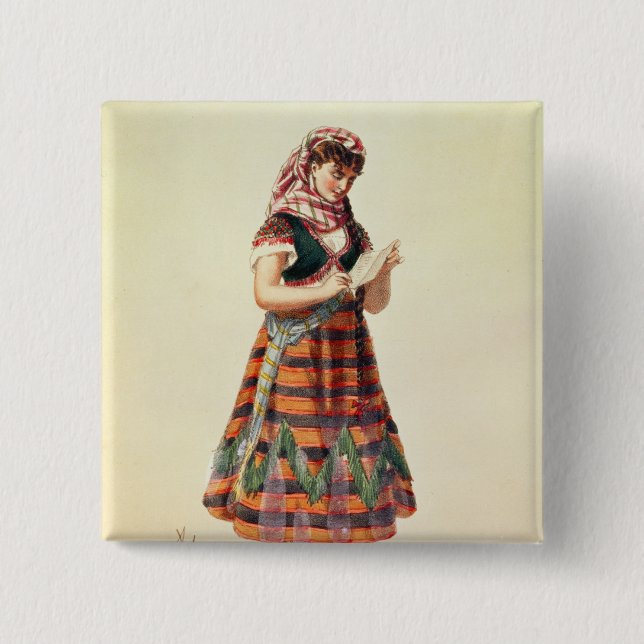 Hortense Schneider Button (Vorderseite)