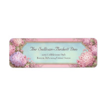 Hortensie Pink Gold Filigree Himmelblau