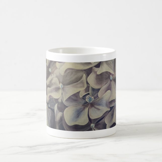 Hortensie - Stille Eleganz Kaffeetasse (Mittel)
