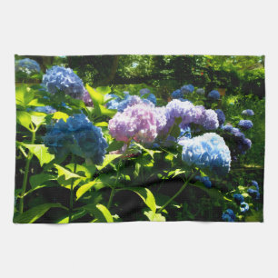 Hortensien-Blumen-Garten-Küchenhandtuch Geschirrtuch