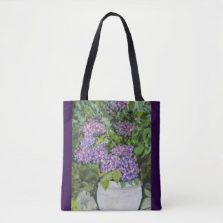 Hortensien-Blumen-Tasche