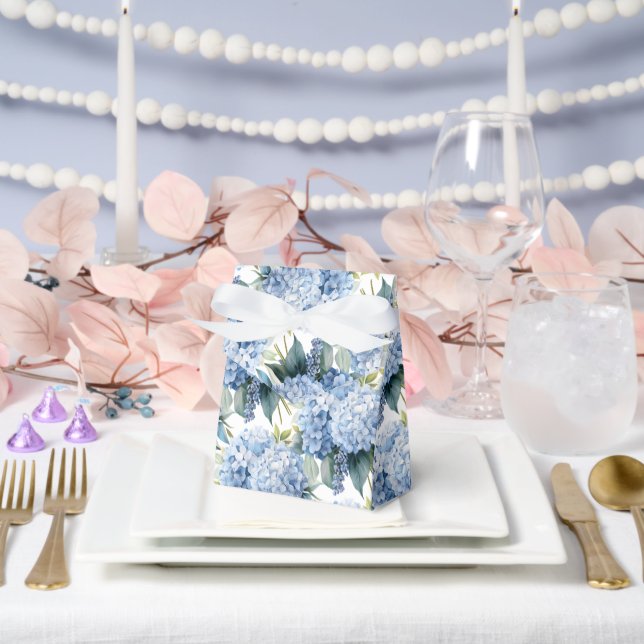 Hortensien-Blumenmuster Geschenkschachtel (Hochzeit)