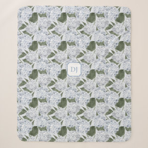Hortensien-Garten-Monogramm Sherpadecke