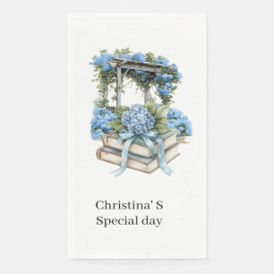 Hortensienblüten Flora Florist Liebhaber Wasserfar Serviette