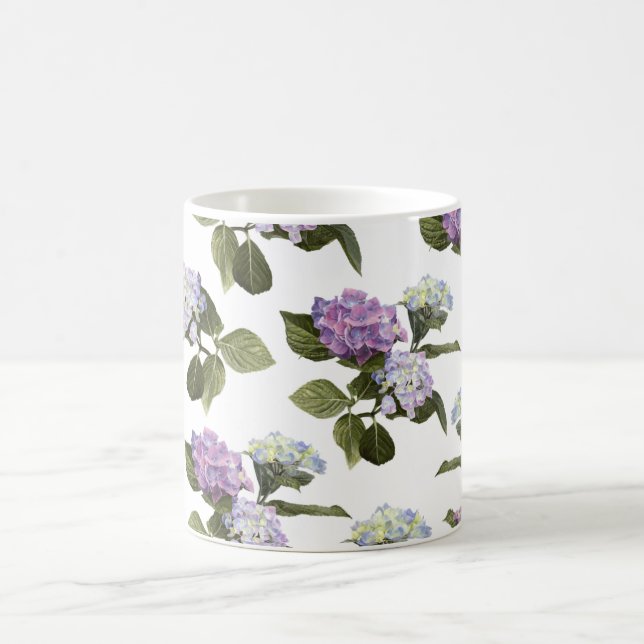 Hortensienblüten Kaffeetasse (Mittel)