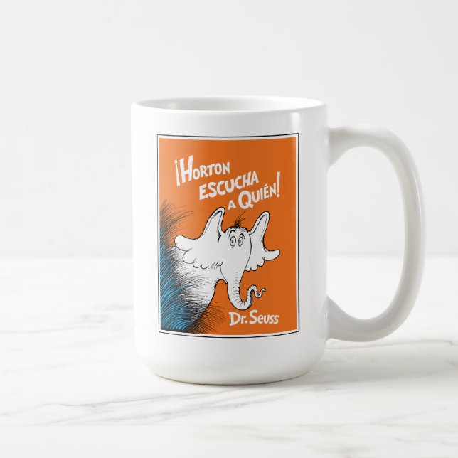 Horton Escucha A Quien Spanisches Buchcover Kaffeetasse (Rechts)