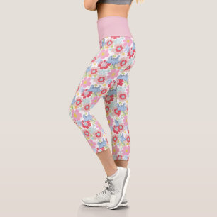Horton hört A Who Muster der Blume Pastel Capri Leggings