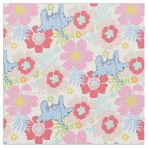 Horton hört A Who   Muster der Blume Pastel Stoff