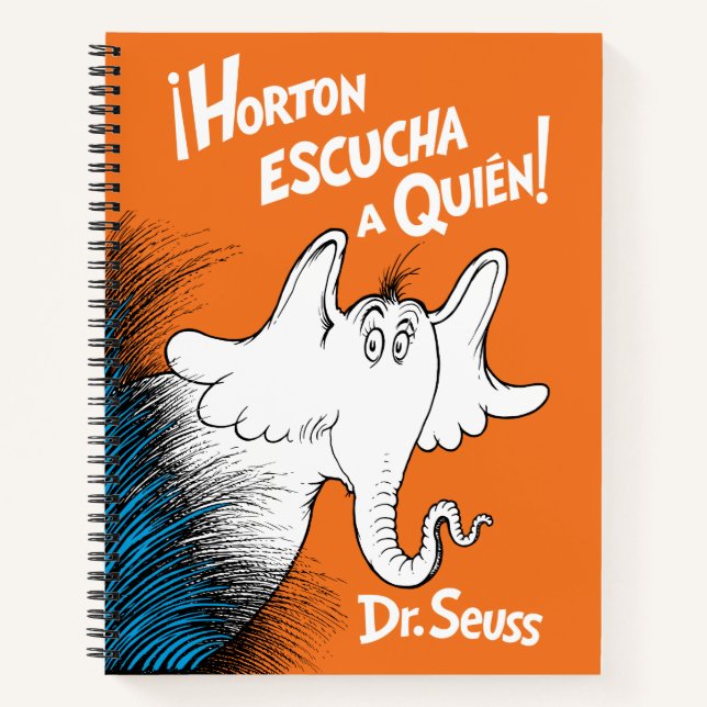 Horton hört auf jemanden Spanisches Buchcover Notizbuch (Vorderseite)