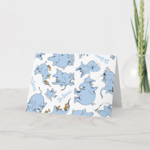 Horton hört ein Hu-Männchen-Affen-Muster Karte