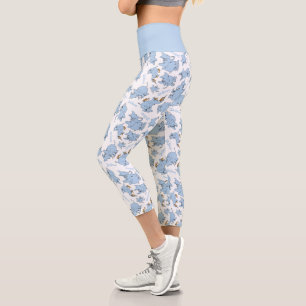 Horton hört ein Hu-Monster-Muster Capri Leggings