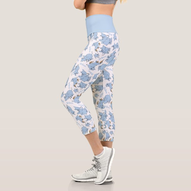 Horton hört ein Hu-Monster-Muster Capri Leggings (Links)