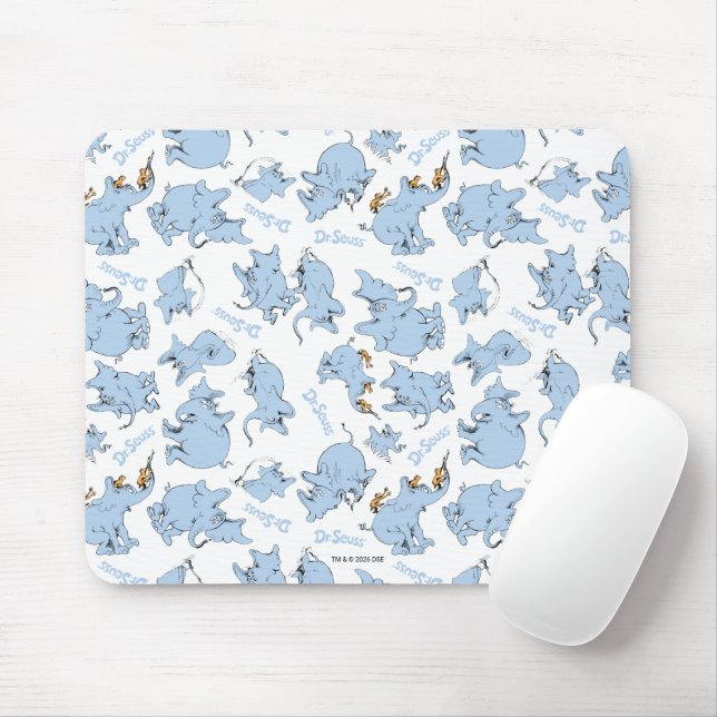 Horton hört ein Hu Mützenmuster Mousepad (Mit Mouse)