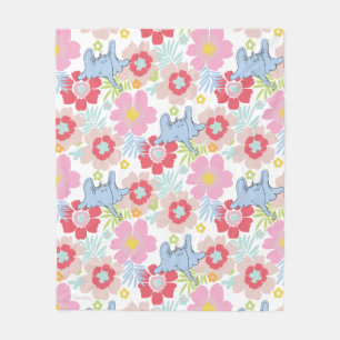 Horton Hört Ein Hu   Pastell-Blumenmuster Fleecedecke