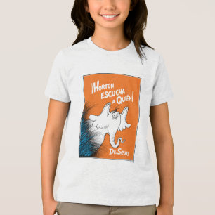 Horton hört einen Who! Spanische Buchcover Tri-Blend Shirt