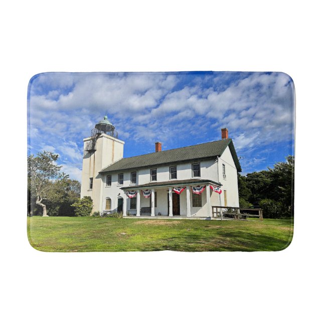 Horton Point Lighthouse, New York Bath Mat Badematte (Vorderseite)