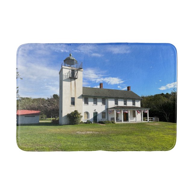 Horton Point Lighthouse, New York Bath Mat Badematte (Vorderseite)
