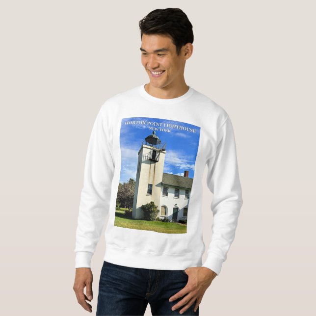 Horton Point Lighthouse, New York Sweatshirt (Vorne ganz)