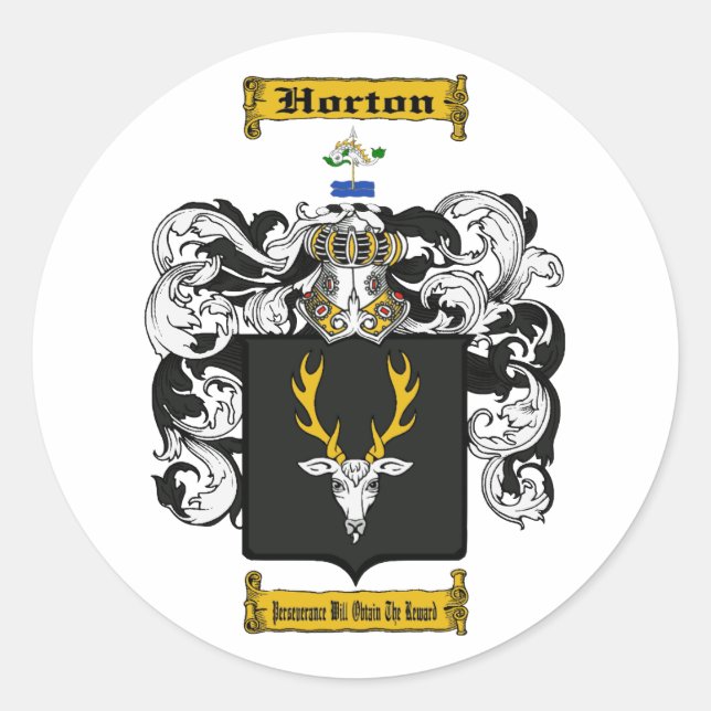 Horton Runder Aufkleber (Vorderseite)