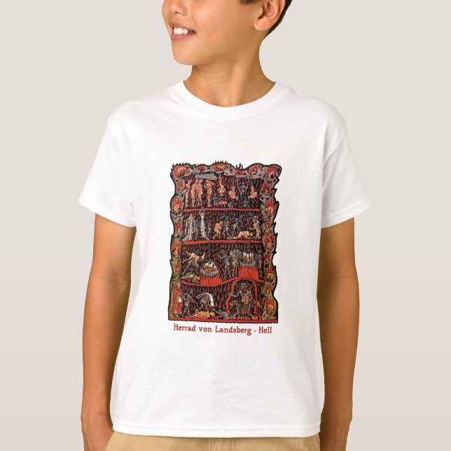 Hortus Deliciarum Hell T-Shirt (Vorderseite)