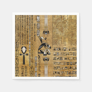 Horus - Ägyptisches Hor- Gold und Perle Serviette
