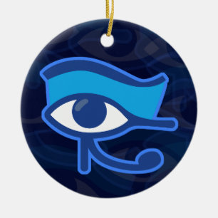 Horus Eye Keramik Ornament