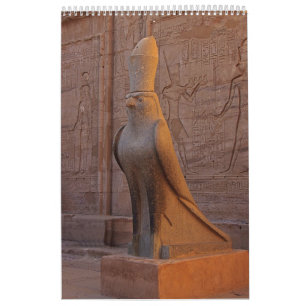 Horus-Statue Altägyptischer Gott Fotografie Kalender