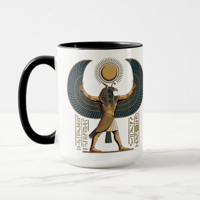 Horus the Winged Sun guard Tasse (Links)