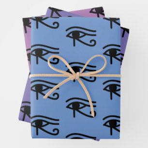 Horusägyptischer Augen Geschenkpapier Set