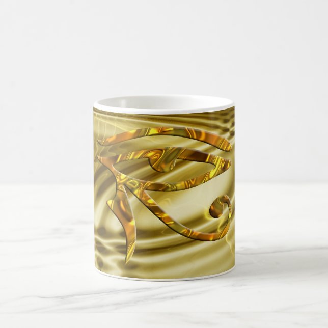 Horusauge - GOLD Tasse (Mittel)