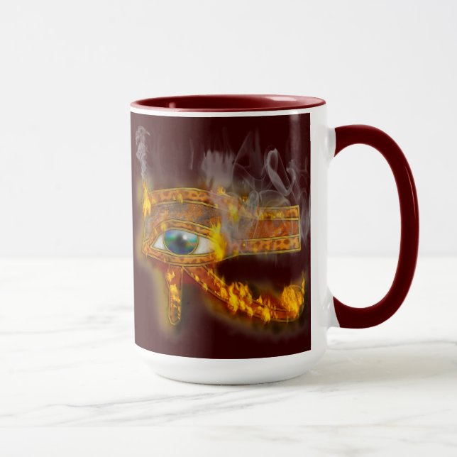 Horusauge Tasse der alten ägyptischen Kunst (Rechts)