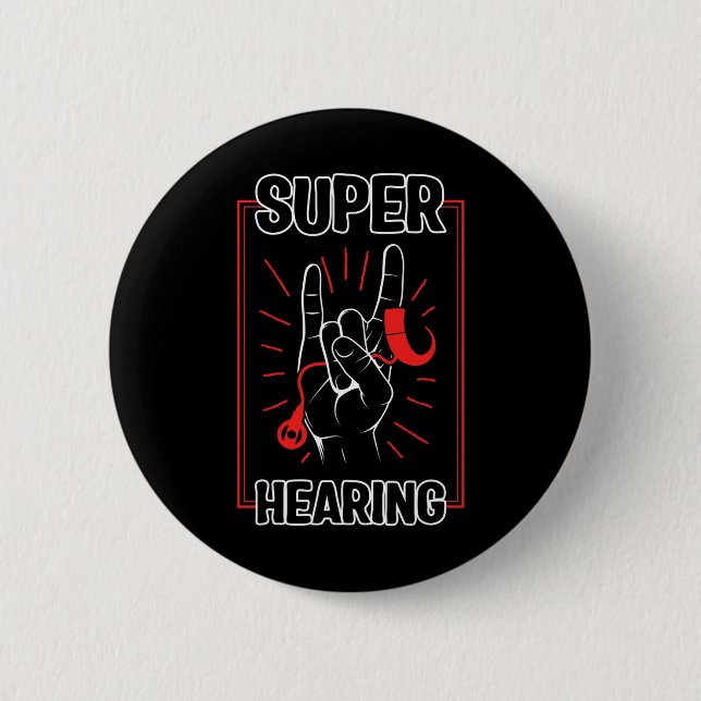 Hörverlustbewusstsein Super Gehör Cochlea-Implanta Button (Vorderseite)