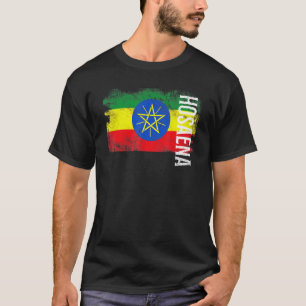 Hosaena Äthiopien-Flagge für Äthiopier Männer Frau T-Shirt