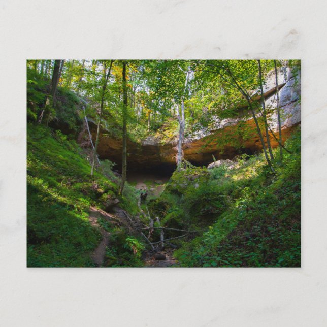 Hosak-Höhle, Ohio Postkarte (Vorderseite)