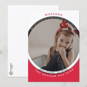 Hosanna-Fotokarte Karte