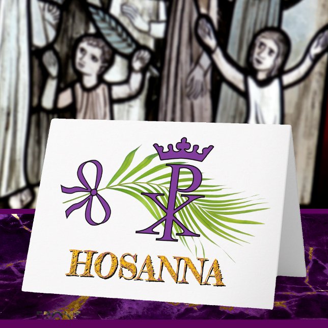 HOSANNA Palm Sunday Karte (Von Creator hochgeladen)