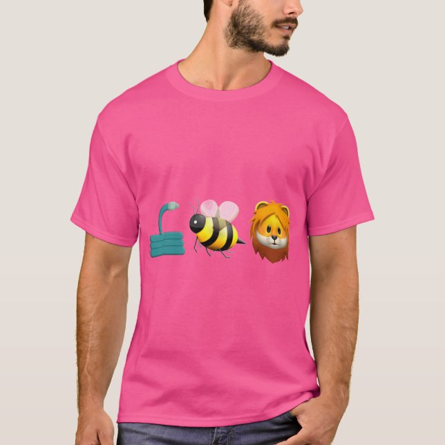 Hose Bee Lion Emoji boy T-Shirt (Vorderseite)