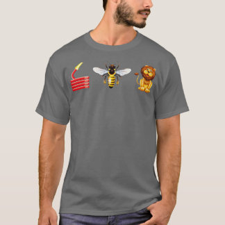 Hose Bee Lion Hose zu lügen T-Shirt