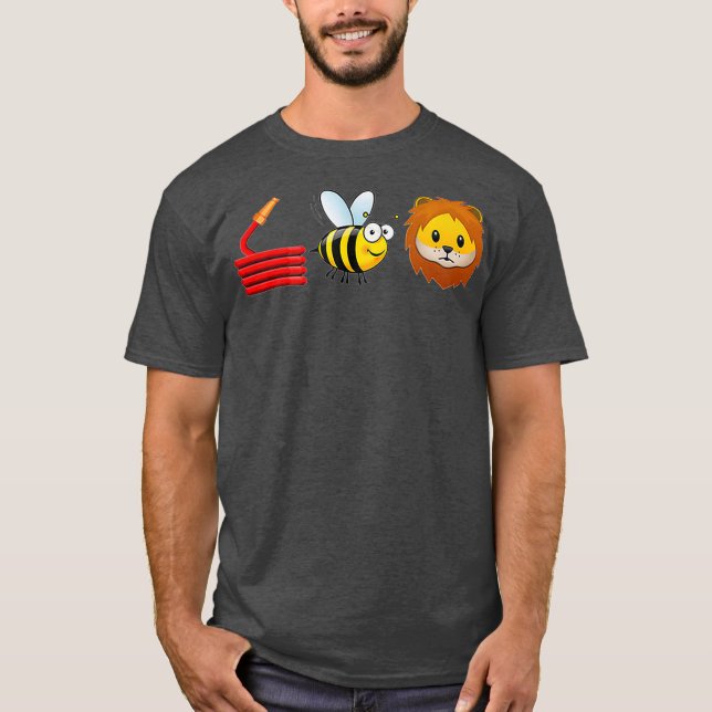 Hose Bee Lion I bin ein Feuerwehrmann (2) T-Shirt (Vorderseite)