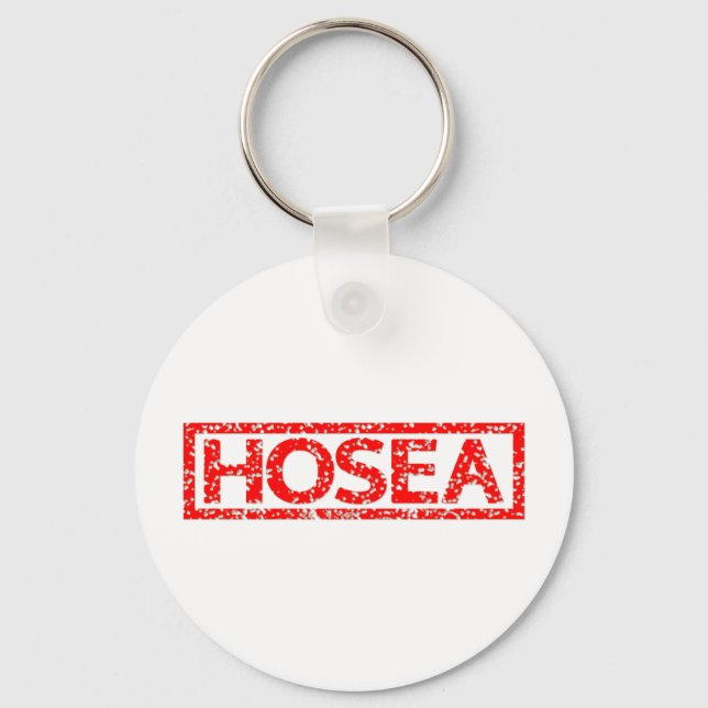 Hosea-Briefmarke Schlüsselanhänger (Vorderseite)