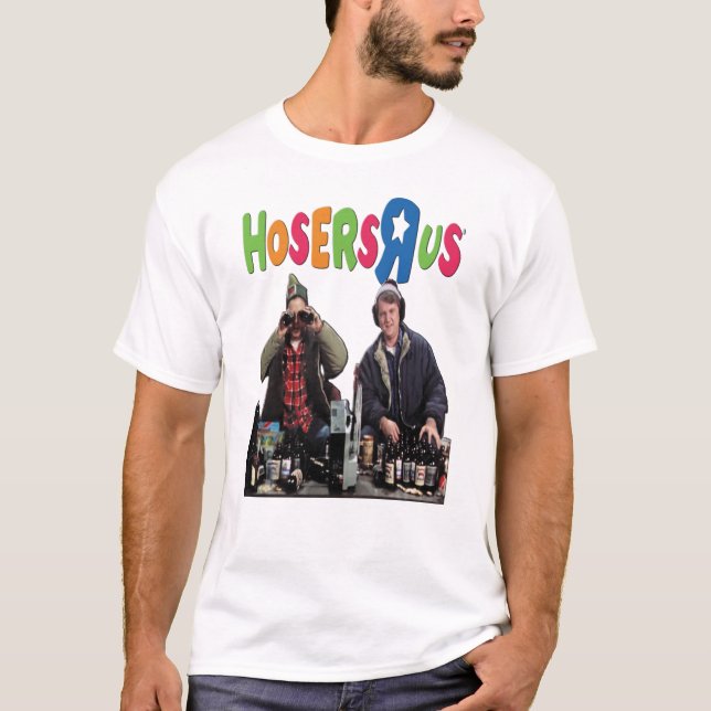 Hosers R Us - Bob und Doug McKenzie T-Shirt (Vorderseite)