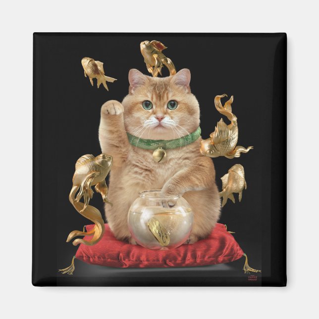 Hosico Maneki-neko Magnet (Vorne)
