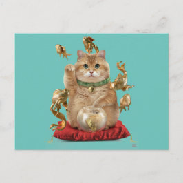 Hosico Maneki-neko Postkarte