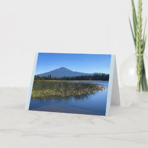Hosmer Lake im Sommer, OR Karte