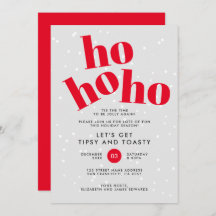 Hospho Let's Get Tipsy and Toasty Christmas Party