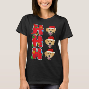 Hospho Santa Golden Retriever T-Shirt